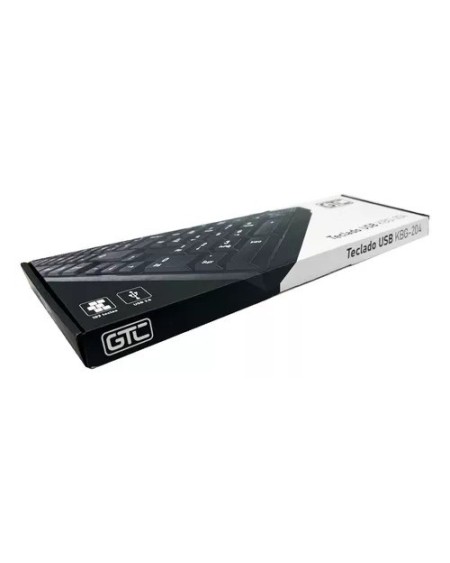 TECLADO USB NEGRO MULTIMEDIA KBG-207 GTC