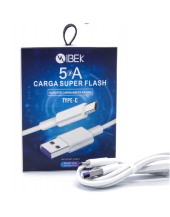 CABLE USB TIPO C 5AMP CARGA SUPER RAPIDA CB-53  IBEK