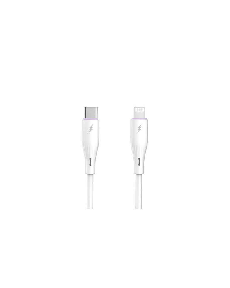 CABLE TIPO C A IPHONE 27W LILA EZ-W154 EZRA