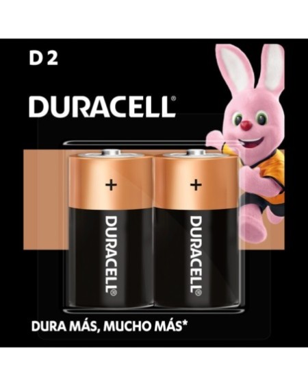 PILAS D X 2 ACALINA GRANDE DURACELL