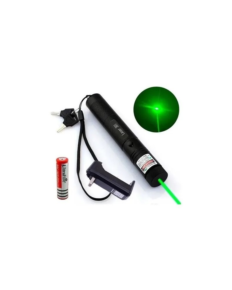 PUNTERO LASER VERDE RECARGABLE C/CARGADOR