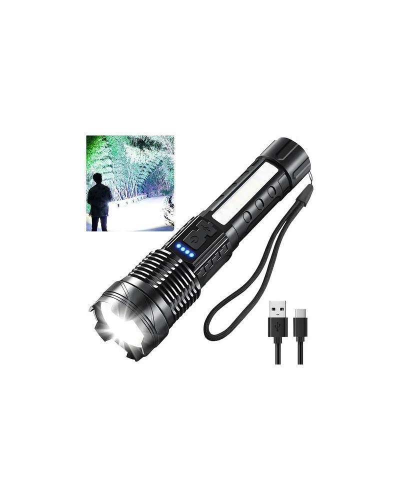 LINTERNA 1 LED C/ZOOM RECARGABLE SUPER BRIGHT LONG RANGE GRANDE YJ-109