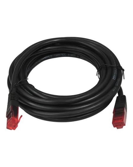 CABLE DE RED PATCH CORD 5MTS CAT6 NEGRO VAPEX
