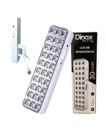 LUZ DE EMERGENCIA 30LED DX-LUZEM30 DINAX