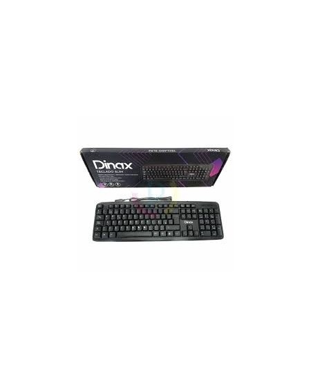 TECLADO USB NEGRO 104 TECLAS DX-TEC300 DINAX