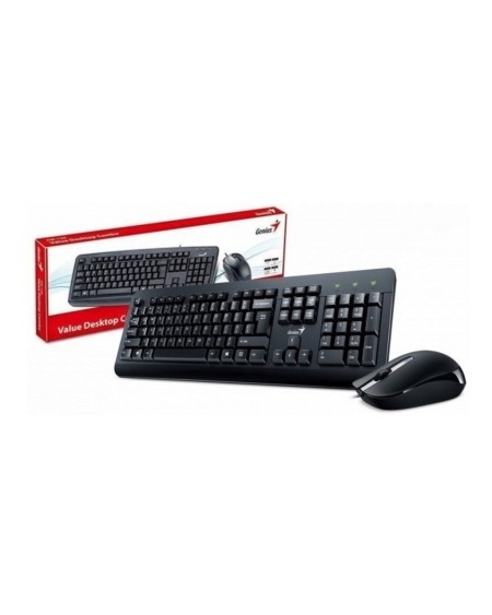 KIT TECLADO + MOUSE USB NEGRO KM-160 GENIUS