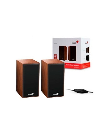 PARLANTES P/PC DE MADERA SP-HF180 GENIUS