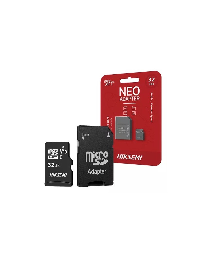 MEMORIA MICRO SD 32GB CLASE 10 V30 NEO HIKSEMI