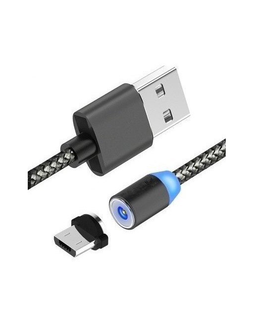 CABLE MICRO USB MAGNETICO X-CABLE 360 2MTS CON LUZ