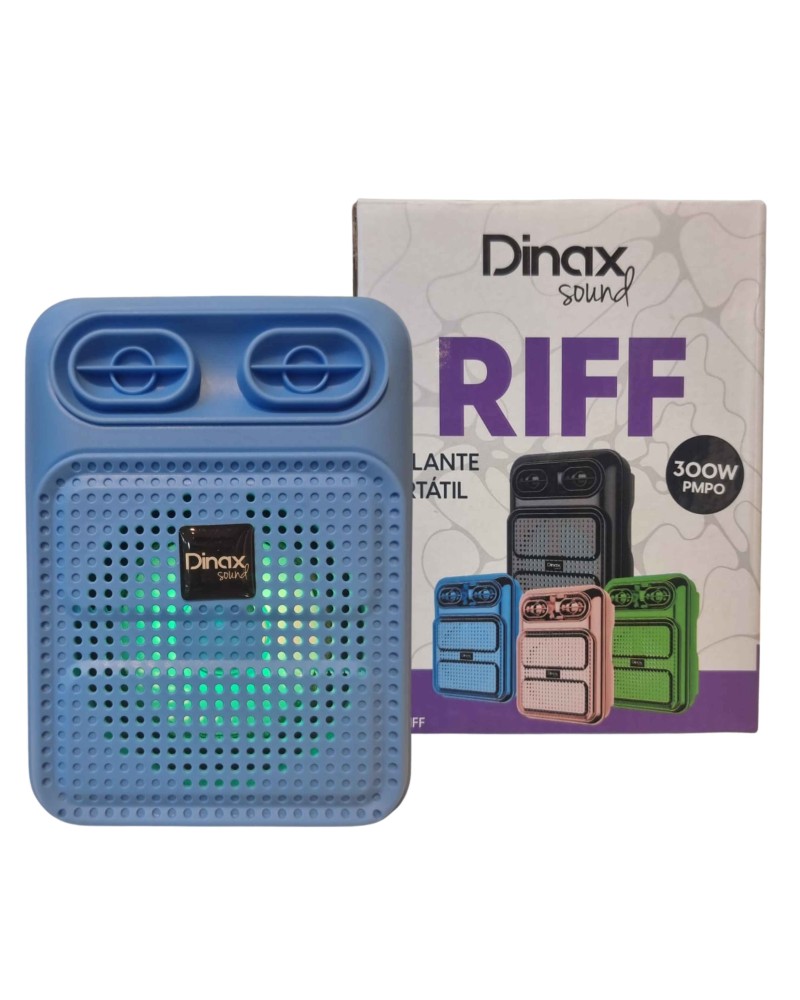 PARLANTE BLUETOOTH COLORES 300W PMPO 3" DX-RIFF DINAX