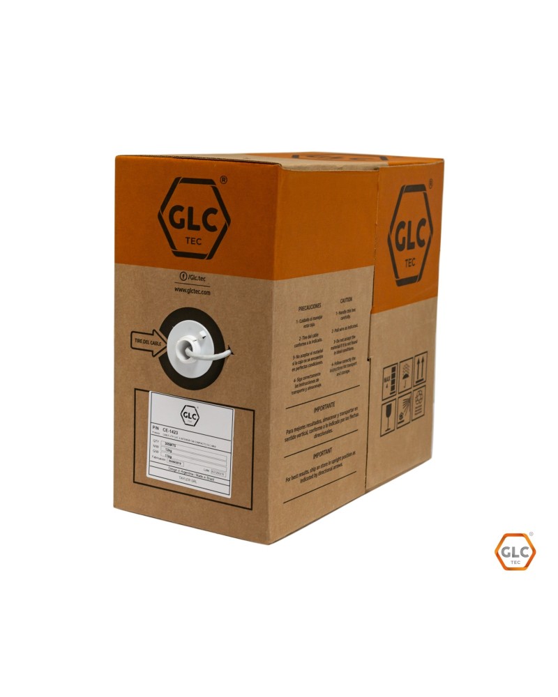 CABLE DE RED UTP X MTS CAT6 INTERIOR GRIZ GLC