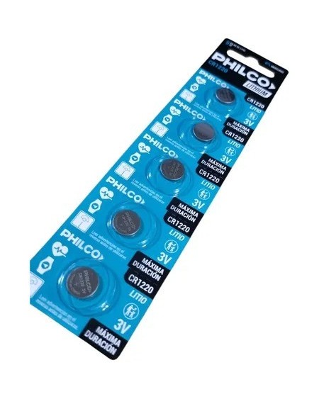 PILA CR1220 3V LITHION PHILCO