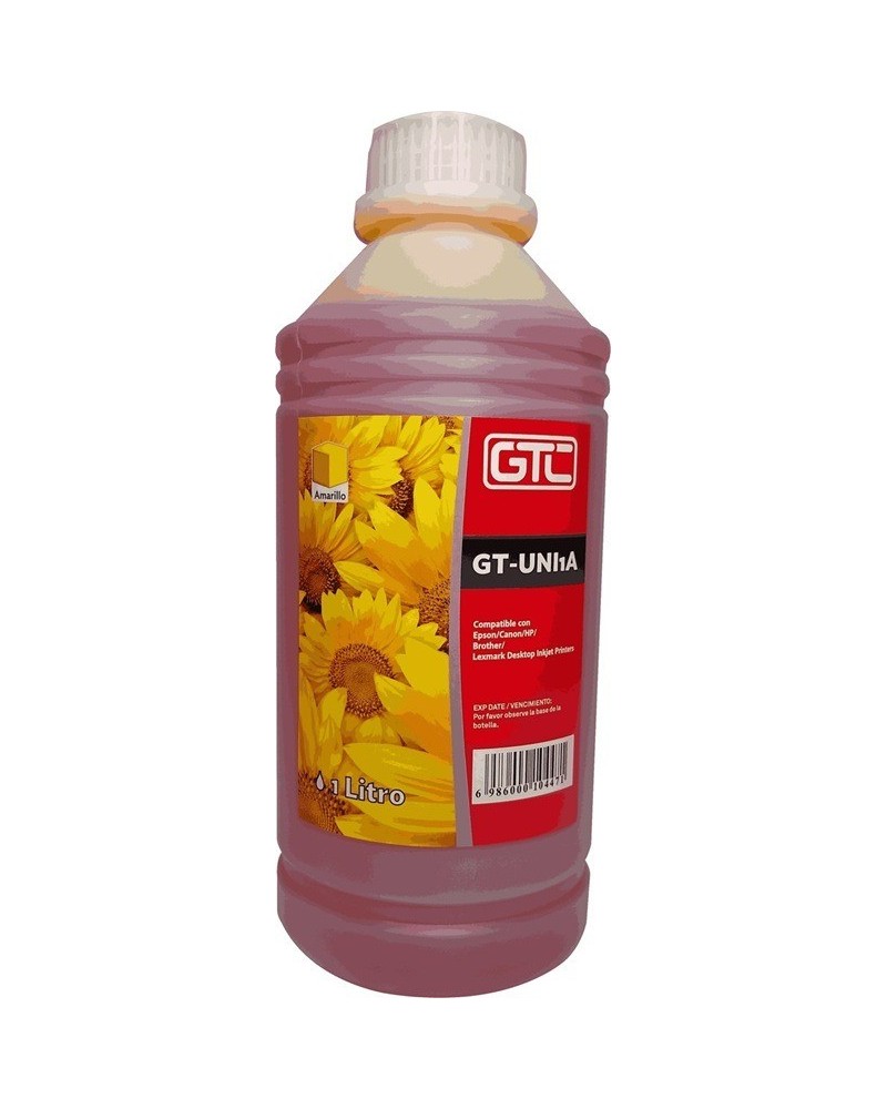 TINTA AMARILLA 1LTS UNIVERSAL GT-UNI1A GTC