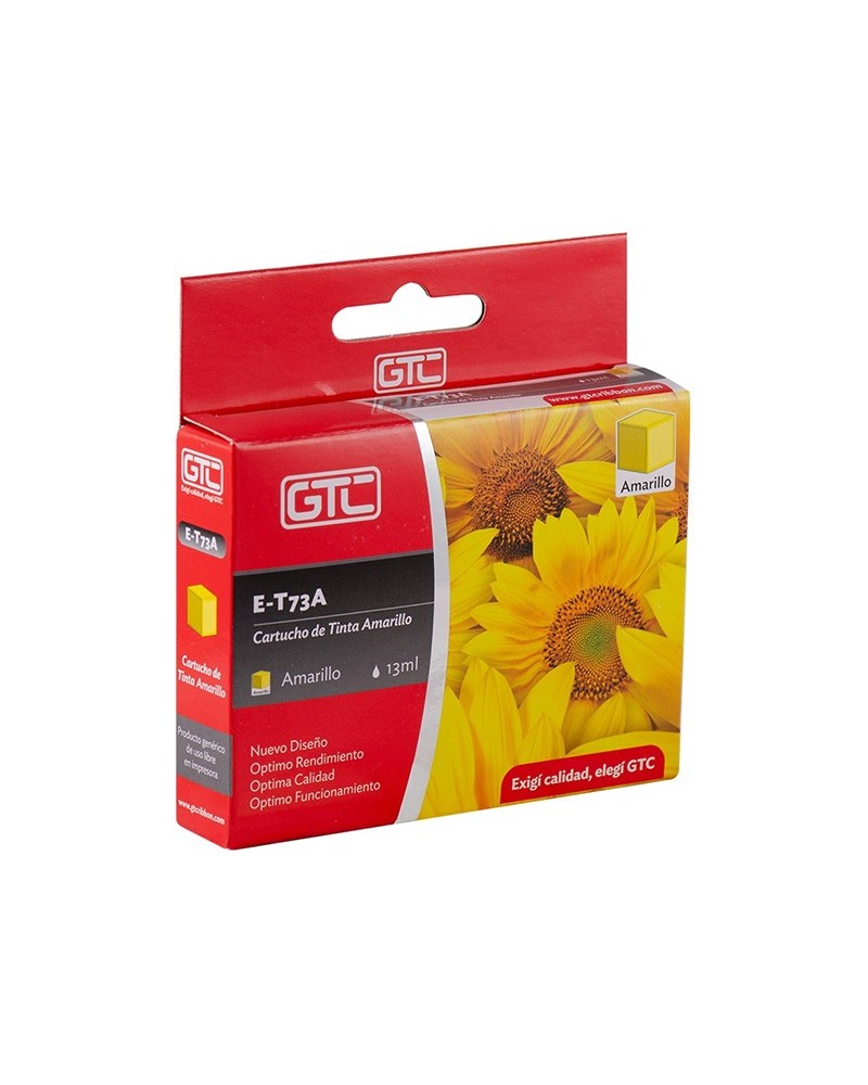 CARTUCHO EPSON GT 73 AMARILLO E-T73A 13ML GTC