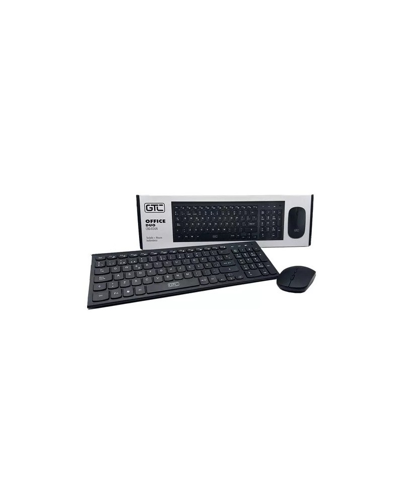 TECLADO + MOUSE WLS NEGRO MULTIMEDIA CBG-026N GTC