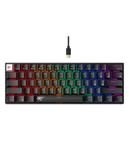 TECLADO GAMER 70% MECANICO 61 TECLAS KB903L-BK HAVIT