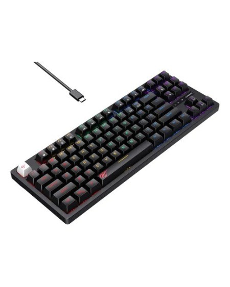 TECLADO GAMER INALAMBRICO RGB 87 KEYS GAMENOTE KB892L-BK HAVIT