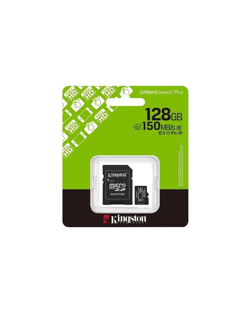 MEMORIA MICRO SD 128GB V10 150MBPS KINGSTON