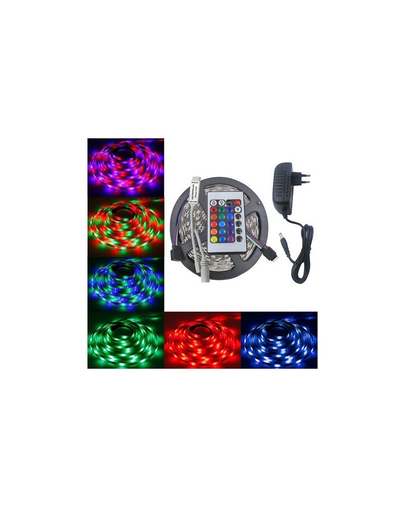 TIRA DE LED 50X50 5MTS TMTLD9702 C/FUENTE Y COMANDO TIME