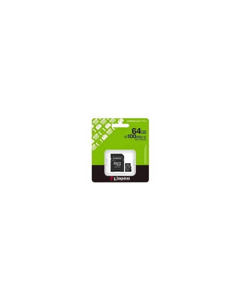 MEMORIA MICRO SD 64GB 100MBPS CANVAS CLASE 10 KINGSTON