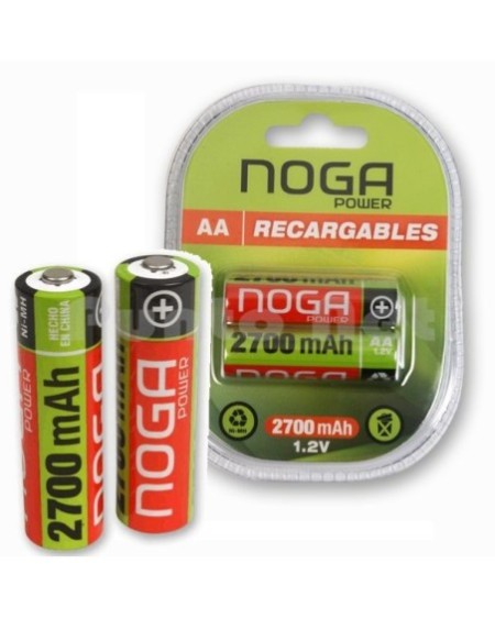 PILAS RECARGABLES AAA X2 1100MAH NOGANET