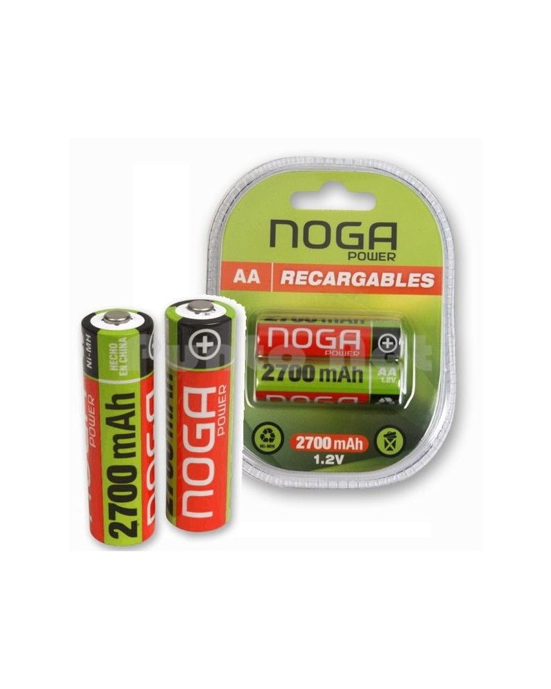 PILAS RECARGABLES AAA X2 1100MAH NOGANET