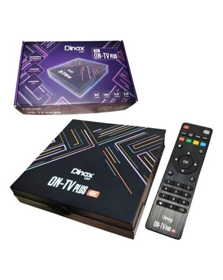 SMART TV BOX 4K ON-TV PLUS 8GB 128GB DX-TVBOX4K DINAX