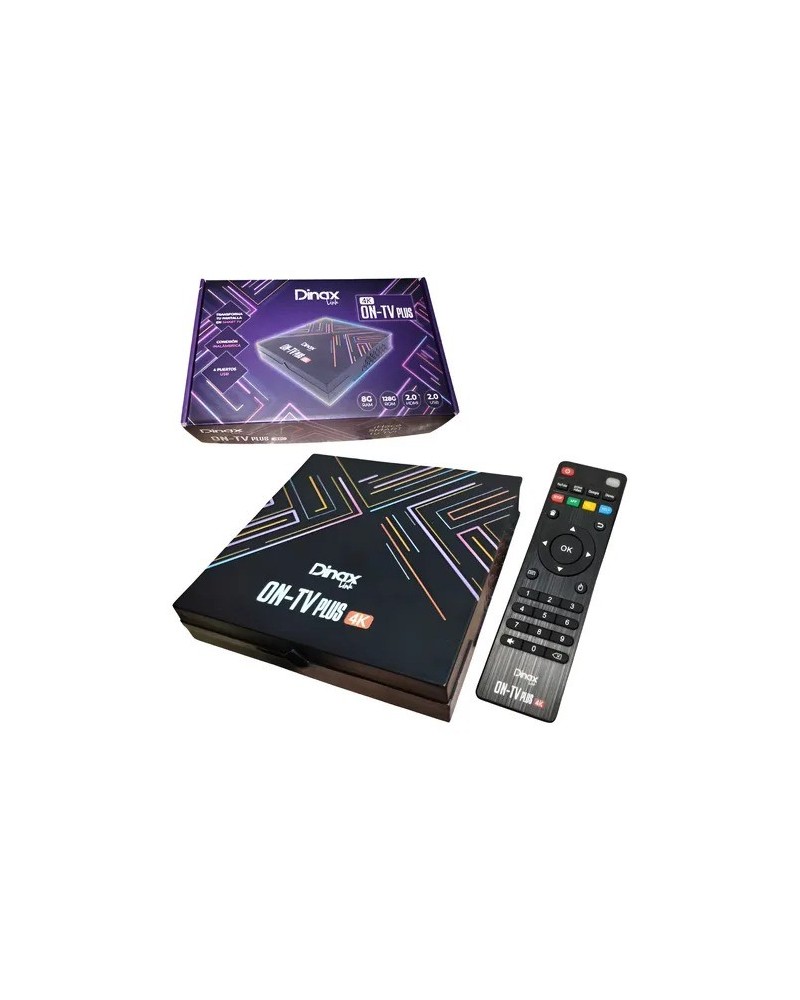 SMART TV BOX 4K ON-TV PLUS 8GB 128GB DX-TVBOX4K DINAX