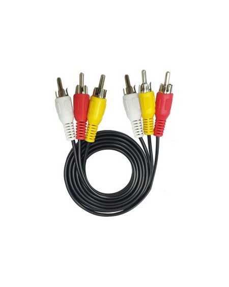 CABLE RCA M/M X 3 1.5MTS CB076 AOWEIXUN