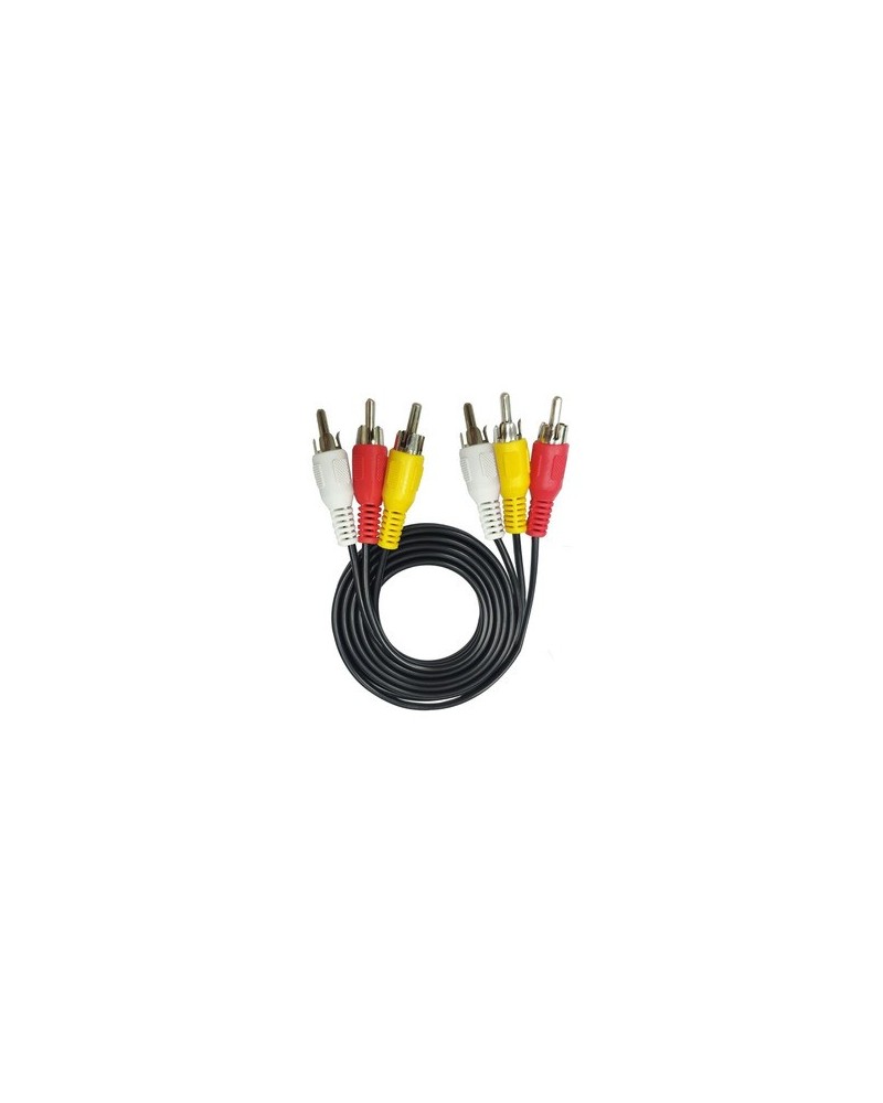CABLE RCA M/M X 3 1.5MTS CB076 AOWEIXUN