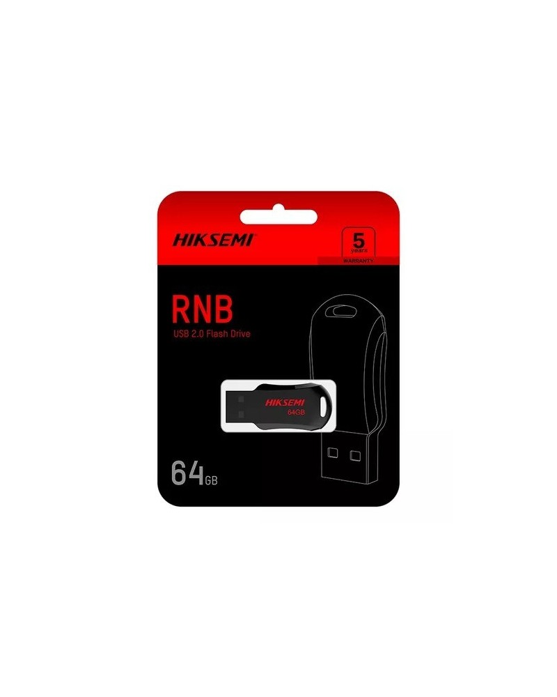 PEN DRIVE 64GB USB 2.0 FLASH DRIVE RNB HIKSEMI