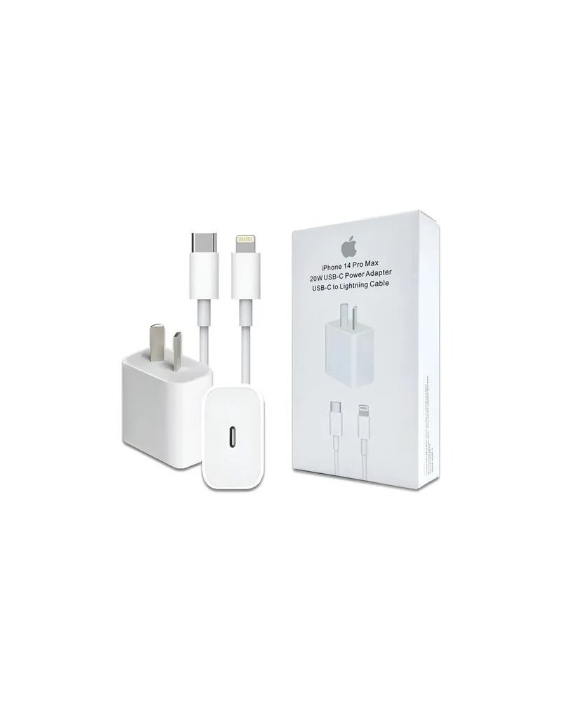 CARGADOR 220V A USB TIPO C + CABLE LIGHTNING 20W AP-CAR14 APRO