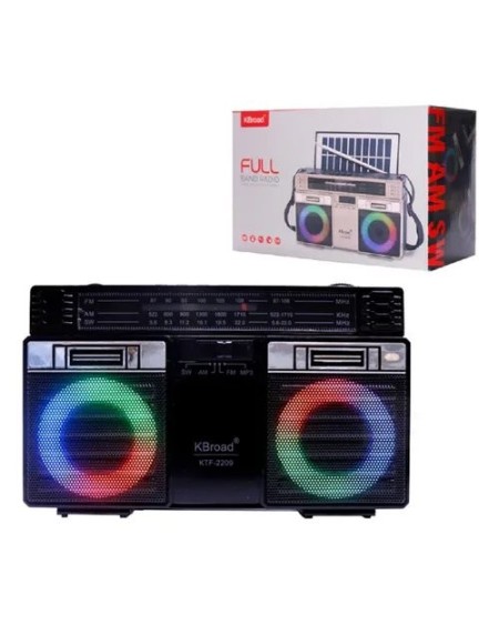 RADIO AM/FM SOLAR RGB KTF-2209 KBROAD