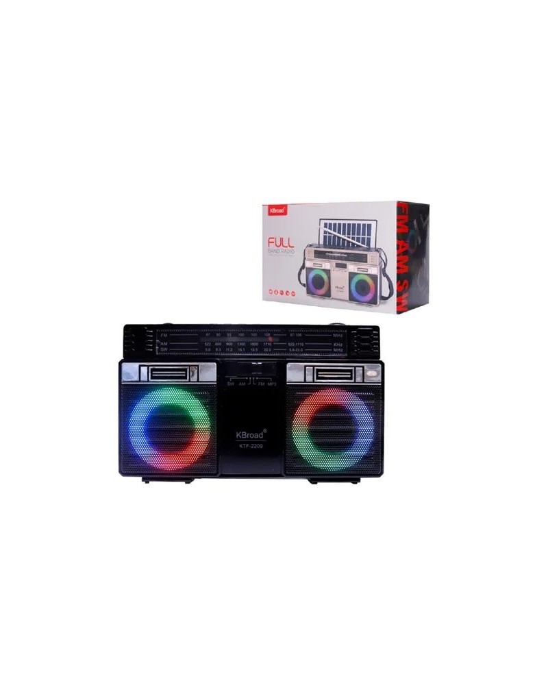 RADIO AM/FM SOLAR RGB KTF-2209 KBROAD