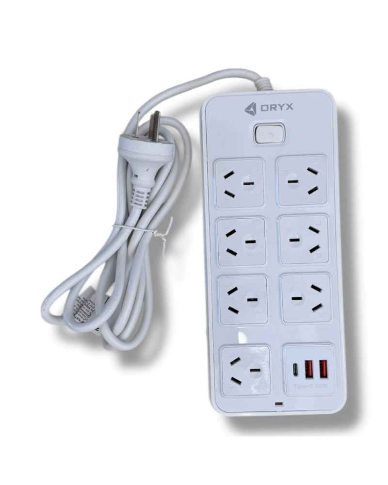 ZAPATILLA 7 TOMAS + 2 USB + 1 C OR-EX72M ORYX