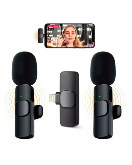 MICROFONO CORBATERO INALAMBRICO X 2 TIPO C K9 DX-CORB2MIC DINAX