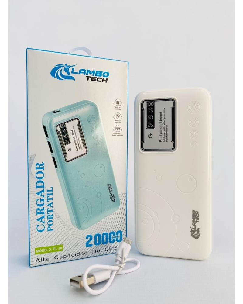 POWER BANK 20000MAH PL-20 LAMBO