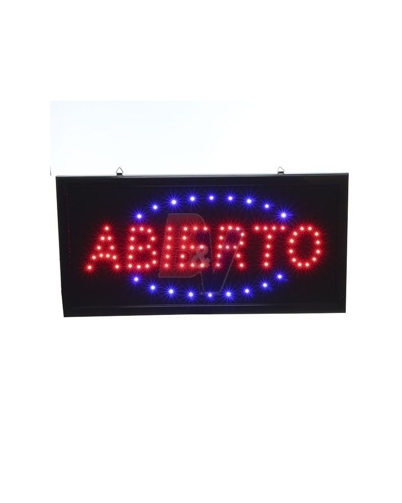 CARTEL DE LED ABIERTO HYTOSHY