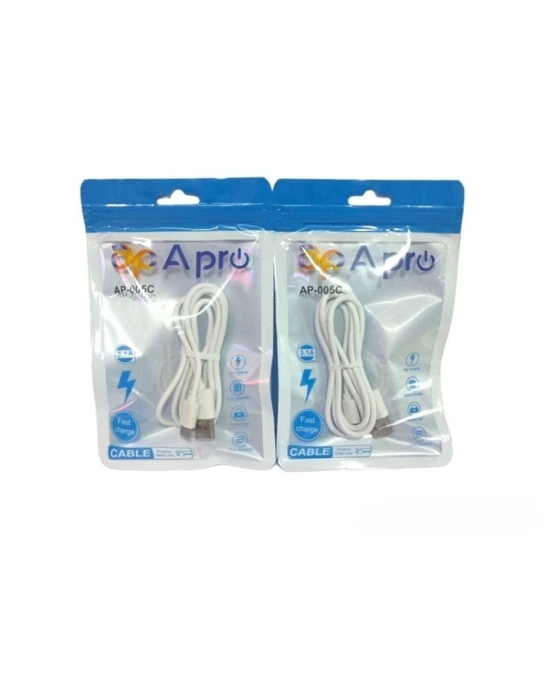 CABLE USB TIPO C CARGA RAPIDA AP-005C APRO