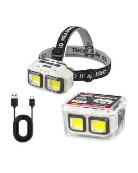 LINTERNA MINERA 2LED REFLECTOR RECARGABLE NX-816