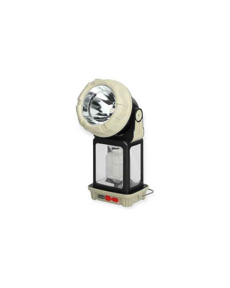 FAROL CAMPING SOLAR 12V + LINTERNA AV47695