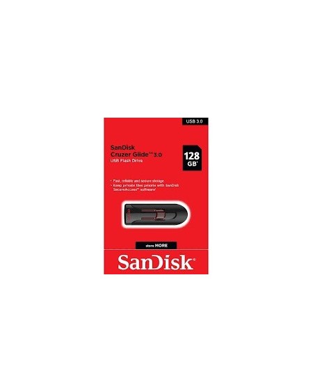 PEN DRIVE 128GB 3.0 CRUZER GLIDE SANDISK
