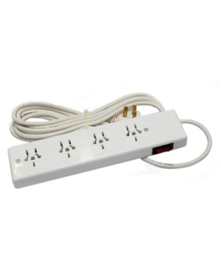 ZAPATILLA 4 TOMAS C/INTERRUPTOR 1.5MTS GMG