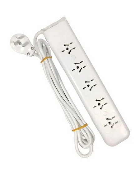 ZAPATILLA 5 TOMAS C/CABLE 3MTS C/INTERRUPTOR GMG