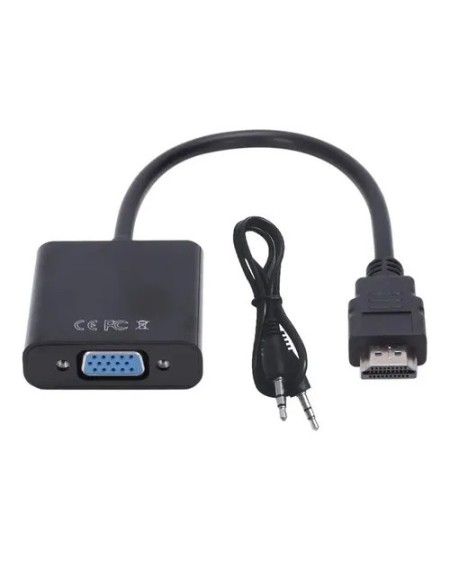 CONVERSOR DE HDMI A VGA C/SONIDO NEGRO ASTROTECH