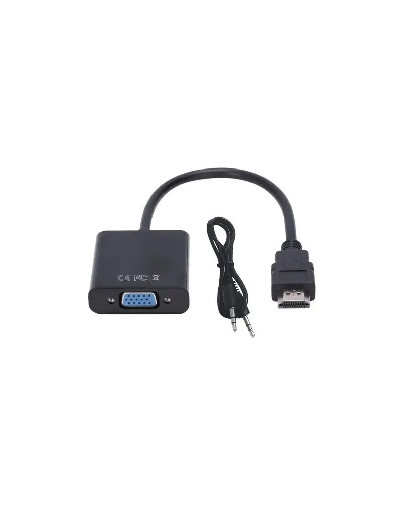CONVERSOR DE HDMI A VGA C/SONIDO NEGRO ASTROTECH