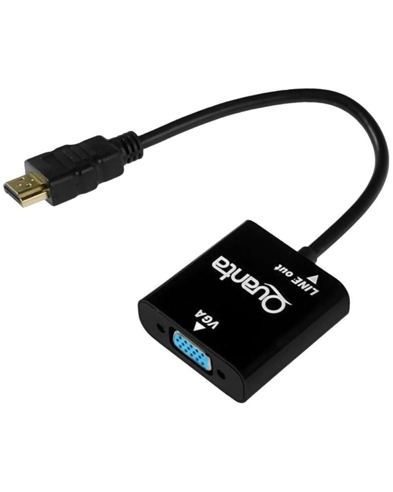 CONVERSOR DE HDMI A VGA C/SONIDO NEGRO