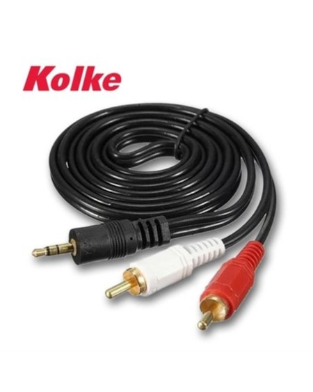 CABLE 3.5 M A RCA M X 2 3MTS KCC-209 KOLKE