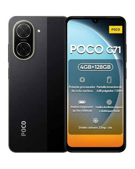 CELULAR POCO C71 4GB 128GB NEGRO XIAOMI