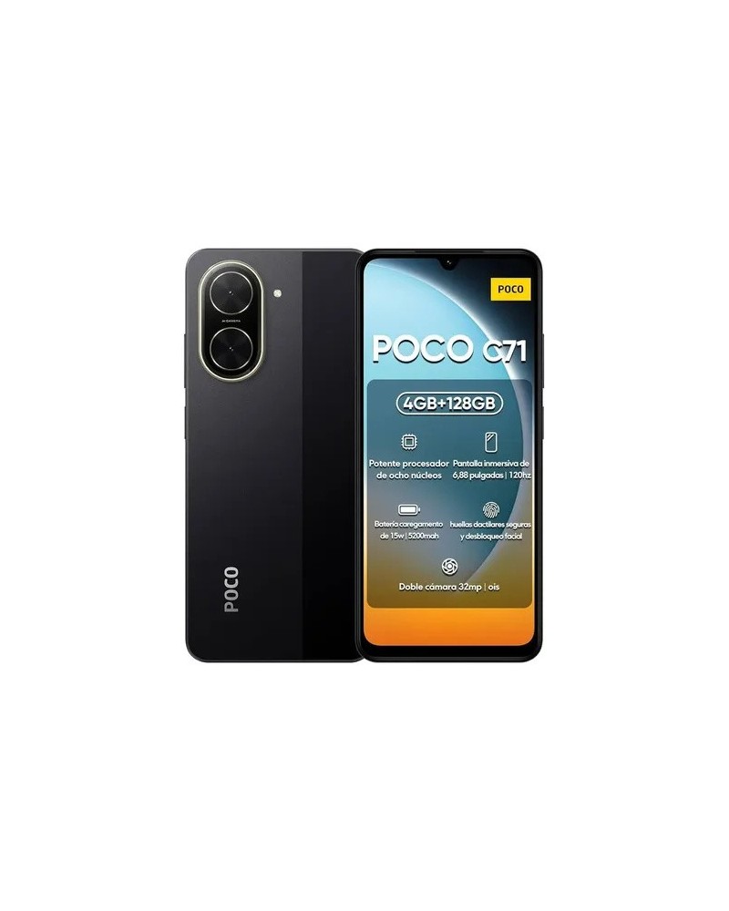 CELULAR POCO C71 4GB 128GB NEGRO XIAOMI